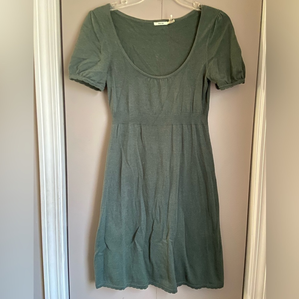 Kimchi Blue Greenish gray sweater dress